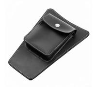 Lecreatekit Borsa da serbatoio per moto, in pelle PU, impermeabile, resistente ai graffi, installazione rapida, cuscino per moto (nero)