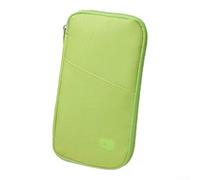 Lecreatekit Cartolina da viaggio, blocco accessori da viaggio, organizer da viaggio per documenti, organizer per le vacanze, custodia impermeabile, Come da immagine, Verde