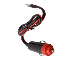 Lecreatekit Cavo di alimentazione per auto da 12 V con presa maschio per inverter, kit di cablaggio ABS da 50 cm, nero e rosso, installazione a innesto diretto, compatibile con la maggior parte dei