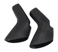 Lecreatekit Coppia di coperture per leva del freno in silicone per SRAM per apex per rival for force ROSSO, coppia elastica di ricambio per bici da strada, nero