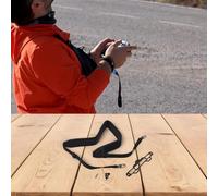 Lecreatekit Cordino per telecomando in lega di alluminio per dji per Mavic 4 Pro e RCPRO2, non richiede smontaggio, cinturino di decompressione con viti, nero