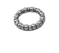 Lecreatekit Cuscinetto a sfera dell'albero centrale per cyclette, in acciaio inossidabile, diametro interno 33,5 mm x diametro esterno 45 mm x altezza 8,9 mm altezza, supporto rotante per riparazione