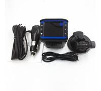 Lecreatekit Dashcam e rilevatore di velocità 2 in 1, fotocamera compatta per auto, in ABS, con avvisi di rilevamento della velocità, colore nero