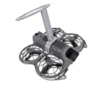 Lecreatekit Espositore per PC grigio per dji Neo 2, staffa di montaggio da tavolo compatta, piattaforma stabile per decorazione di casa e ufficio, 12 x 10 x 1,5 cm