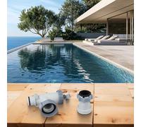 Lecreatekit Gruppo valvola a stantuffo di ricambio per pompe filtro piscina Intex 10747 e 10722 - Compatibile con sistemi di filtrazione Intex 1500/2500/4000 GPH e cloratori per acqua salata