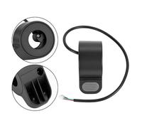 Lecreatekit Interruttore a farfalla per scooter elettrico Xiaomi Mi Electric Scooter/Pro/Max, costruzione ABS, antiruggine, 13 x 9 x 4 cm, nero