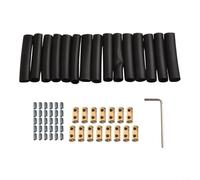 Lecreatekit Kit di giunzioni sotterranee per cavi da 15 confezioni, impermeabile, per cavi da 12 AWG, applicazioni di sepoltura diretta, include manicotti termorestringenti e strumento