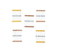 Lecreatekit Kit di resistori da 640 pezzi con 64 valori da 1Ω a 10MΩ, tolleranza ± 1%, assortimento di pellicole metalliche in scatola organizzata per progetti ed esperimenti elettronici fai da te