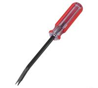 Lecreatekit Levapunti professionale per rimuovere punti metallici per pavimenti in legno e telai, manico antiscivolo, in lega di acciaio, 205 mm (rosso)