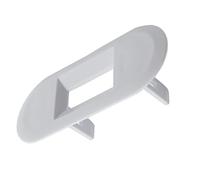 Lecreatekit Lunetta di blocco coperchio rondella superiore WH01X24381 4502680 per GE per lavatrice hotpoint, parte di ricambio in plastica ABS bianca risolve problemi di bloccaggio del coperchio