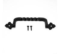 Lecreatekit Maniglie classiche in stile vintage per porte da fienile, scorrevoli e zanzariere (128 mm)