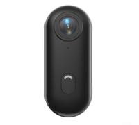 Lecreatekit Mini videocamera impermeabile 1080P, action camera con staffa laterale, adattatore a 360 gradi, base piatta, grandangolo per registrazione (nero 4K)