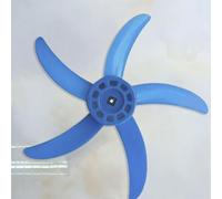 Lecreatekit Pala per ventola da 500 mm di diametro con foro centrale da 8 mm, 5 pezzi di ricambio in ABS per supporto da pavimento e ventilatori da tavolo, flusso d'aria elevato e basso rumore