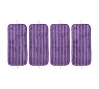 Lecreatekit Panno in microfibra riutilizzabile per Swiffer WetJet, ricariche lavabili per pavimenti in legno, piastrelle in pietra, panni per la pulizia, viola, confezione da 4