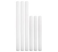 Lecreatekit Porta bicchieri a spillo per lavastoviglie, rack per bicchieri e bottiglie di vino, birra, 6 pezzi, punte corte e lunghe, bianco