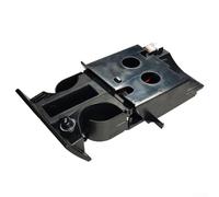 Lecreatekit Portamonete per tazza doppia bevanda, facile da installare, elegante nero portabicchieri per console centrale per T5 per Multivan
