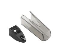 Lecreatekit Puntina di ricambio per Ortofon per Concorde OM Super Series, ago in metallo ABS compatibile con OMB OMT OD LM per tm per giradischi sg, nero