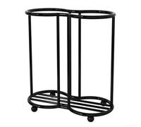 Lecreatekit Questo Scaffale in Metallo Offre una Soluzione Intelligente per Riporre Tazze per Acqua e Tazze Monouso in Modo Ordinato Senza Trapano (Oro (Nero e Doppio))