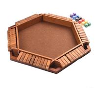 Lecreatekit Raduna i tuoi amici con questo accattivante tagliere in legno chiuso e divertiti a esplodere (marrone)