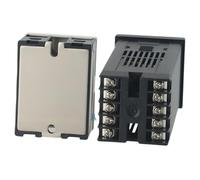 Lecreatekit REX-C100 Kit regolatore di temperatura PID con termocoppia K e 25A per ssr per controllo riscaldamento industriale 0-1300C