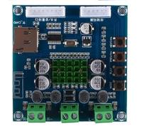 Lecreatekit Scheda audio wireless 5.0 2x30W modulo stereo a doppio canale con slot per schede TF e controllo del volume per progetti di altoparlanti fai da te DC 12-24V