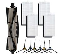 Lecreatekit Set di accessori di ricambio con spazzola principale, spazzole laterali e filtro compatibile con ILIFE A20 T20S V3x, Polaris PVCR 3600 G2 Robot Aspirapolvere