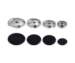 Lecreatekit Set di cappelli da cucina, set di cappelli da cucina, coperchio per piano cottura, bruciatore a gas, tappo a fiamma per fornelli a gas (piatto)