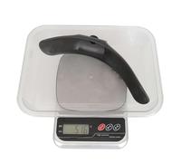 Lecreatekit Set parafango posteriore e anteriore in plastica per scooter elettrico Xiaomi 4 Lite 2a generazione - 295 x 122 x 65 mm + 253 x 61 x 87 mm, nero, 140 g