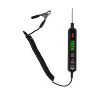 Lecreatekit Tester digitale di tensione con modalità automatica, tester di circuito DC 0,8 V-100 V per automotive, controllo di continuità e resistenza con LCD retroilluminato e luce LED