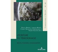 L'écriture du témoignage (Tascabile)