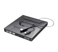 Lecteur Blu-ray Externe 7 en 1 pour PC, USB 3.0 Type-C, Masterizzatore BD/DVD/CD Portatile con 3 Porte Hub USB e Lettore di Schede SD/TF, Compatibile con Sistemi macOS, Windows e Linux (for Blu-ray)