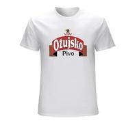 Lectoure Pure Men's Ozujsko-Pivo-Croatia-T-Shirt-T-Shirt-Sports-Fan-T-Shirts-Tops-Sublime-T-Shirt-T White M