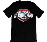 Lectoure Pure Ultimate Strongman T-Shirts for Men - Unisex 100% Cotton Size Black L