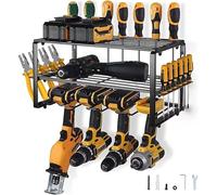 Lectric Drill Storage Rack Power Tool Manager - Staffe per utensili elettrici - Staffe a parete per garage, utensili, portautensili40 * 20 * 20 noir, portautensili da garage, portautensili