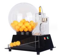 Lectric Macchina per l'estrazione automatica della lotteria, Macchina automatica per l'estrazione della lotteria, Selettore del numero della palla con palline da 60 pezzi,per feste, giochi,Black