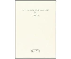 Lecturae Plautinae sarsinates. Edipicus (Vol. 9)