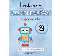 LECTURAS COMPRENSIVAS 2: Cuaderno de lecturas para aprender a leer.: Lecturas con letra ligada - Textos de iniciación 2 - LEER, COMPRENDER Y APRENDER - Para niños de 6 a 9 años