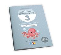 LECTURAS COMPRENSIVAS 3 - Cuaderno de Lecturas Comprensivas GEU | Libro aprender a Leer | Pauta Cuadrícula - Sílabas Inversas | Editorial GEU