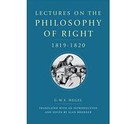 Lectures on the Philosophy of Right, 1819-1820