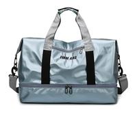 LEcylankEr Borsone Palestra Donna Uomo con Scomparto per Scarpe Borsone da Viaggio Impermeabile per Uomo e Donna Borsa Palestra Grande Elegante con Scomparto Umido (Blu)