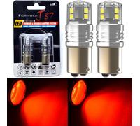 LED 15W 1157 Rosso Due Lampadine DRL Diurna Luce Ricambio Lampada Per Show Color