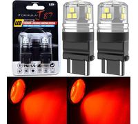 LED 15W 3757 Rosso Due Lampadine Luce Retro Giro Segnale Parco Ricambio Upgrade