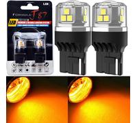 LED 15W 7441 Arancione Ambra Due Lampadine Luce Posteriore Giro Segnale Ricambio
