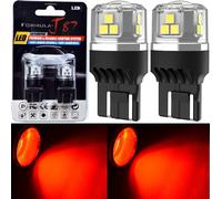 LED 15W 7443 Rosso Due Lampadine DRL Diurna Luce Ricambio Lampada Per Show Color