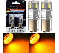 LED 15W P21/5W Arancione Ambra Due Lampadina Luce Anteriore Giro Spia Ricambio