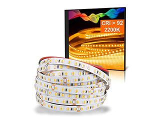 LED 2835 Striscia di più il bianco caldo (2200K) CRI 92 72W 5m 24V IP20