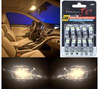 LED 3030 Luce Caldo Bianco 194 Dieci Lampadine Interno Mappa Ricambio Siluro