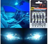 LED 3030 Luce Icy Blu 8000K 921 Dieci Lampadine Interno Map Ricambio Upgrade Jdm