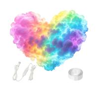 LED 3D Cloud - Set Di Lampade USB 3D Thundercloud, Luce Decorativa Ambientale Dinamica Per Soffitto | Kit Di Fulmini Con Effetti Multicolori Con Sincronizzazione Musicale Per Decorazioni Domestic