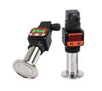 LED 4-20mA Sensore di pressione a membrana a filo Membrana a film piatto 50.5mm Tri-Clamp Trasmettitore di pressione sanitario igienico for il fango(LED 4-20mA,0-0.16Mpa)